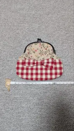 がま口 ポーチ ハンドメイド