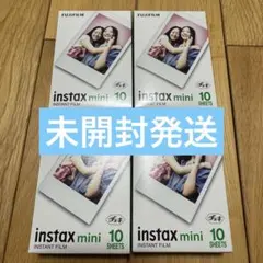 箱付き◇instax mini チェキフィルム 40枚 (10枚×4箱