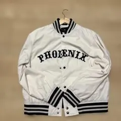 H&M PHOENIXスタジャン ホワイト　ナイロン