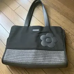 美品　MARY QUANTマリー・クワント　トートバッグ　ブラック　Ａ4