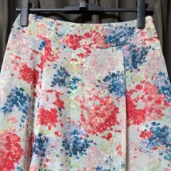トッカ　TOCCA　フラワープリント・フレアスカートのサムネイル