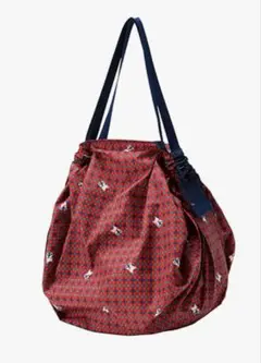 完売品】エコバッグ（ミニマルM）〈Shupatto〉 ファミリアチェック 赤