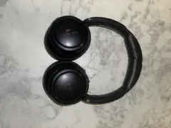 ブラック ワイヤレスヘッドホン 折りたたみ式