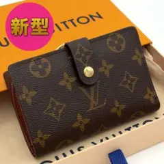 【新型☆使用感小】ルイヴィトン モノグラム ヴィエノワ がま口 二つ折り財布のサムネイル