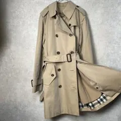 【良品】BURBERRY LONDON　トレンチコート　ノバチェック　ライナー付