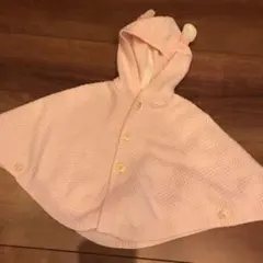 【週末限定お値下げ！】COMME CA ISM うさぎポンチョ ベビー