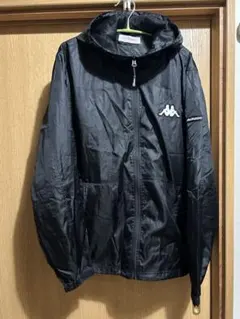 Kappa 黒ナイロンジャケット Lサイズ