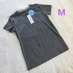 新品ダークグレー 半袖TシャツM