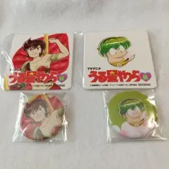 うる星やつら展　コースター　缶バッジ　弁天　テン