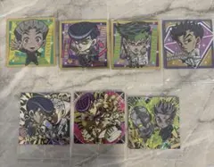 ジョジョの奇妙な冒険4部　にふぉるめーしょん　シール　7枚セット