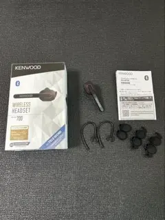動作美品！KENWOOD ワイヤレスヘッドセット KH-M700 付属品多数のサムネイル