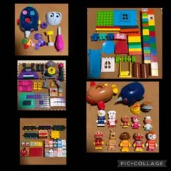 まとめ売り　アンパンマン　ブロックラボ　だだんだん　ばいきんじょう　SLマン