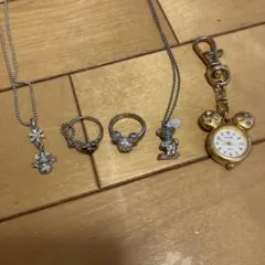 ディズニー　ネックレス2   時計　指輪2