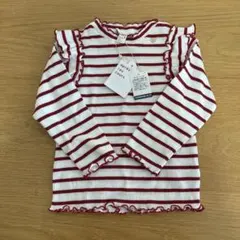新品タグ付き　après les cours 長袖ボーダーTシャツ 90サイズ