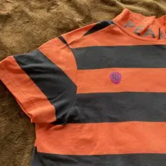 PEARLY GATES 半袖ボーダーモックネック