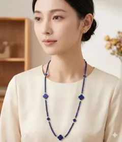 極美品✨コアフォースループ ラピスラズリネックレス ブレスレット