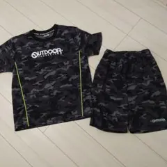 OUTDOOR PRODUCTS キッズ セットアップ 160cm 迷彩柄のサムネイル