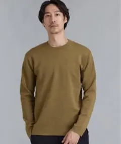 green label relaxing オタゴウール クルーネック ニット