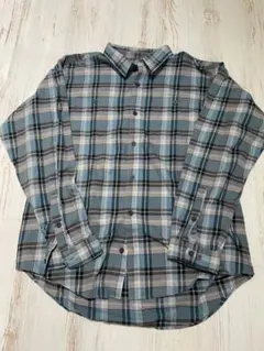 patagonia オーガニックコットン チェックネルシャツ L