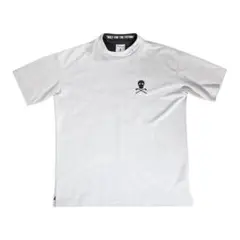 MARK&LONA モックネック　半袖 Tシャツ スカル　ゴルフ　L 伸縮性