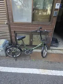 オリーブグリーンの折りたたみ自転車 折りたたみ自転車 オリーブグリーン - メルカリ