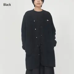 ダントン　フリースカラーレスコート