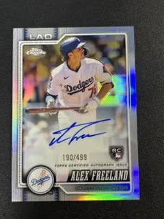 499枚限定 Alex Freeland 2026 Topps 直筆サイン