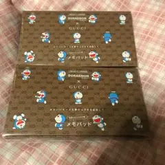 GUCCI ドラえもん　コラボ　メモパッド　2冊