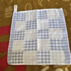 ミニタオル　ハンドタオル　青　ミニタオル　ブルー　ふきん　おしぼり