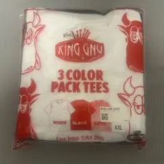 KING GNU 3 COLOR PACK TEES XXL