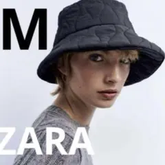 ZARA キルティング帽子