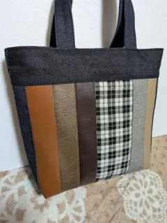 ハンドメイドトートバッグ(マチ10,5cm) B-69