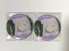 リゼロ　サンシャイン　缶バッジ　エミリア