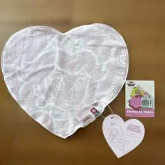 ジェラートピケ　ピーチ姫タオルとusjピーチピンズ