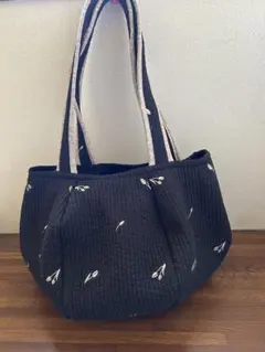 Gypsophila ネイビー キルティング トートバッグ - メルカリ