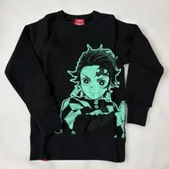 OJICO オジコ 鬼滅の刃 竈門炭治郎 トレーナー 黒 8A 新品未使用 綿