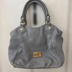 MARC BY MARC JACOBS グレー レザー ショルダーバッグ