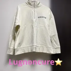 Lugnoncure GO WITH THE FLOW ハーフジップトレーナー⭐️