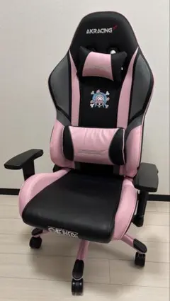 AKRACING ゲーミングチェア ピンク/ブラック