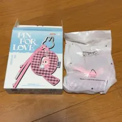 【Q】PIN FOR LOVE イニシャル チャーム【ラブブ】