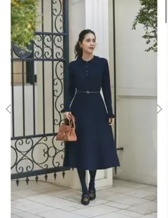 ニットワンピース ロングワンピース