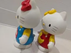 ハローキティ　ミミィ　ソフビ　サンリオ　レトロ　1986年　キティ　昭和　レア