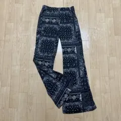 値下げ！ペーズリー　バンダナ柄　フレアパンツ