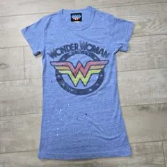 JUNK FOOD WONDER WOMAN Tシャツ 半袖 ブルーのサムネイル