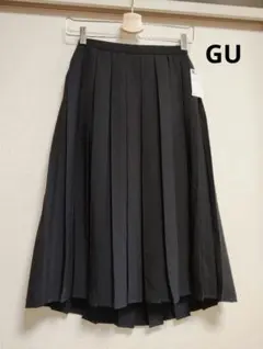 GU タグ付き新品　プリーツスカートMQ ブラック Mサイズ W65cm