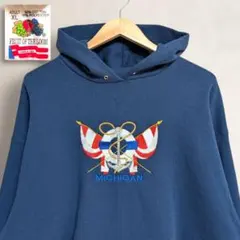 90sフルーツオブザルーム FRUIT OF THE LOOM　パーカー 海軍