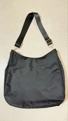 Banana Republic 黒 ナイロン ショルダーバッグ ゴールド金具