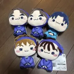 忍たま乱太郎　ドクタケ忍者隊最強の軍師 もちぴこぬいぐるみ　5体セット