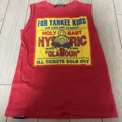 ヒステリックミニ⭐️ノースリーブ Tシャツ 赤のサムネイル