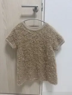 OSHIMA REI 半袖ファーニット